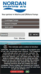 Mobile Screenshot of nordanmarine.com